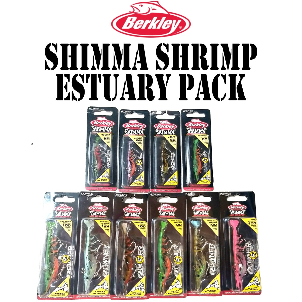 Berkley Shimma Shrimp Estuary Pack - Addict Tackle