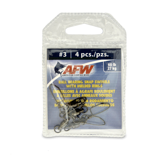 AFW Ball - Bearing Snap Swivels - Addict Tackle