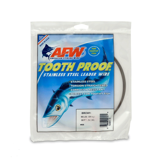AFW Tooth Proof Single Strand Wire [30ft] - Addict Tackle