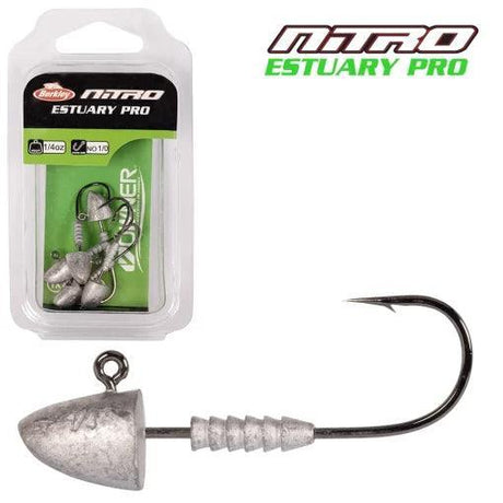 Berkley Nitro Estuary Pro Jig Heads 1/16oz - Addict Tackle