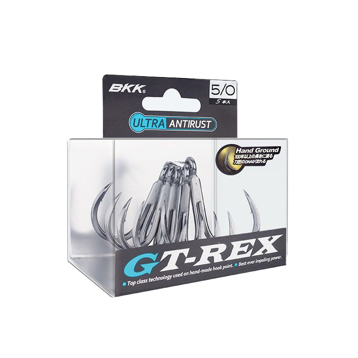 Bkk Gt-Rex Treble Hooks With Barb less