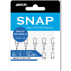 BKK Duolock Snap Swivel-51 by BKK at Addict Tackle