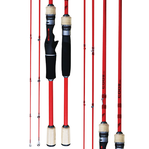 13 Fishing Code Red Spin Travel Rod