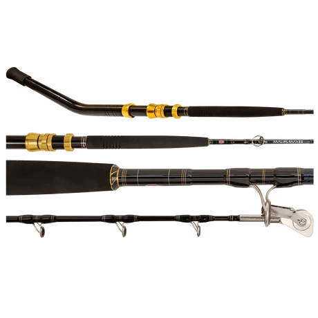 Penn Fathom Electric Reel 80 and Penn Assassin PE 10 - 12 Game Rod Bundle - Addict Tackle