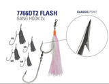 Mustad Classic 2 Hook Gang Tarpon With Flasher
