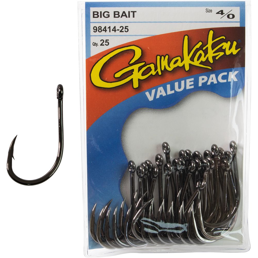 Gamakatsu Big Bait Hooks - Qty 25 - Addict Tackle
