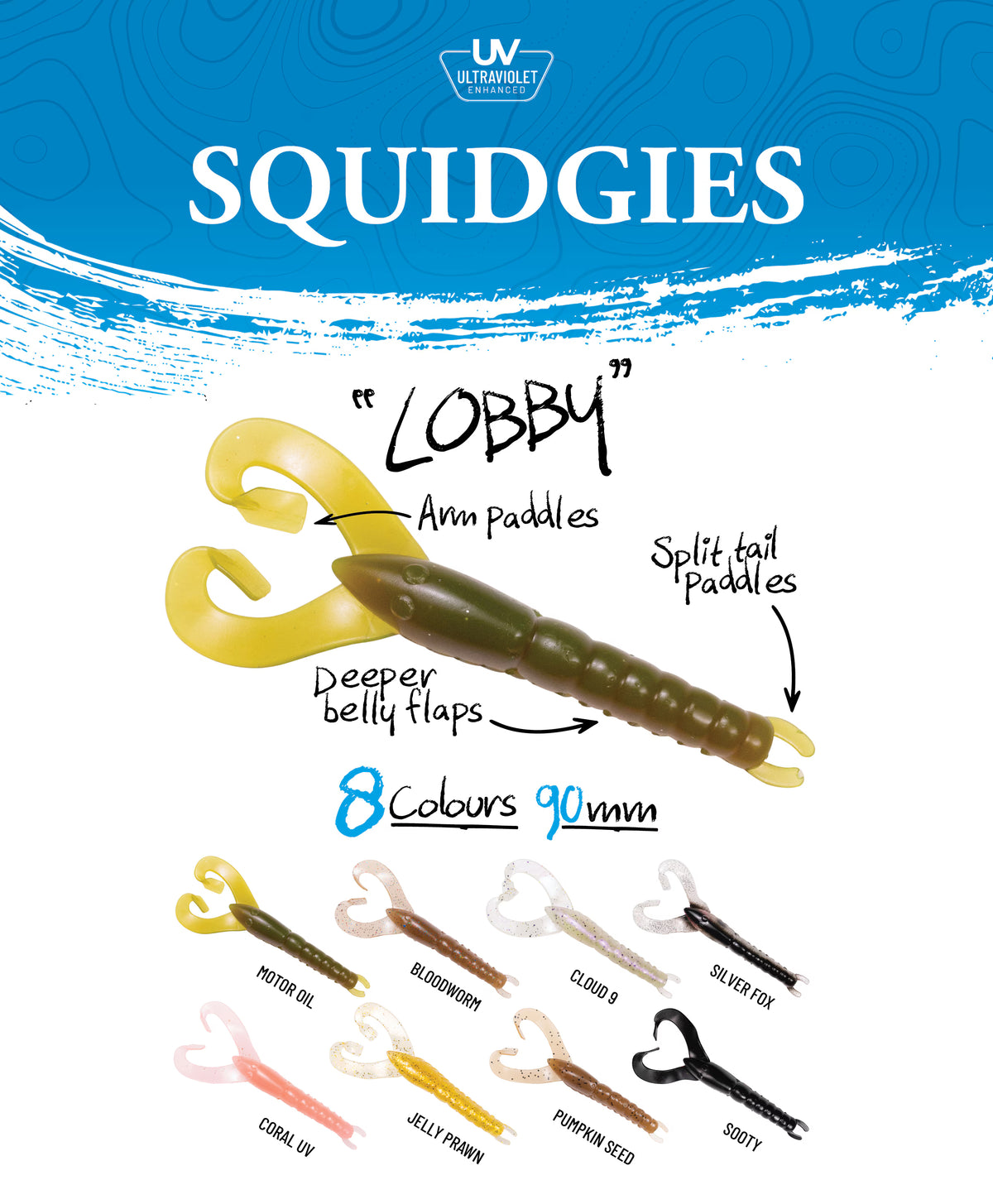 Shimano Squidgies Lobby 90mm