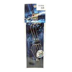 Loco Stainless Steel 2 Gang Hooks With Swivels - Addict Tackle
