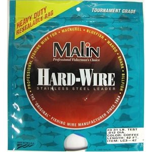 Malin Hard Wire Stainless Steel Leader - Addict Tackle