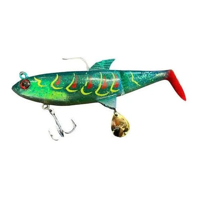 Leurres Souples Morone Swimbaits – Lot De 2 – Sacramento River Splittail / Striper Glide Bait
