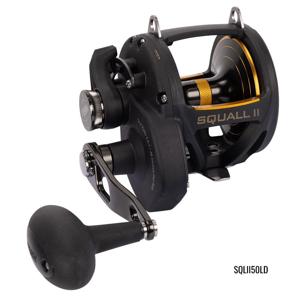 Penn Squall II Overhead Lever Drag Reel - Addict Tackle