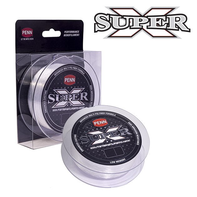 Penn Super X Monofilament Line Clear - Addict Tackle