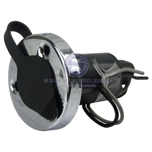Relaxn LED Plug in Round SS Light Base Socket - Addict Tackle