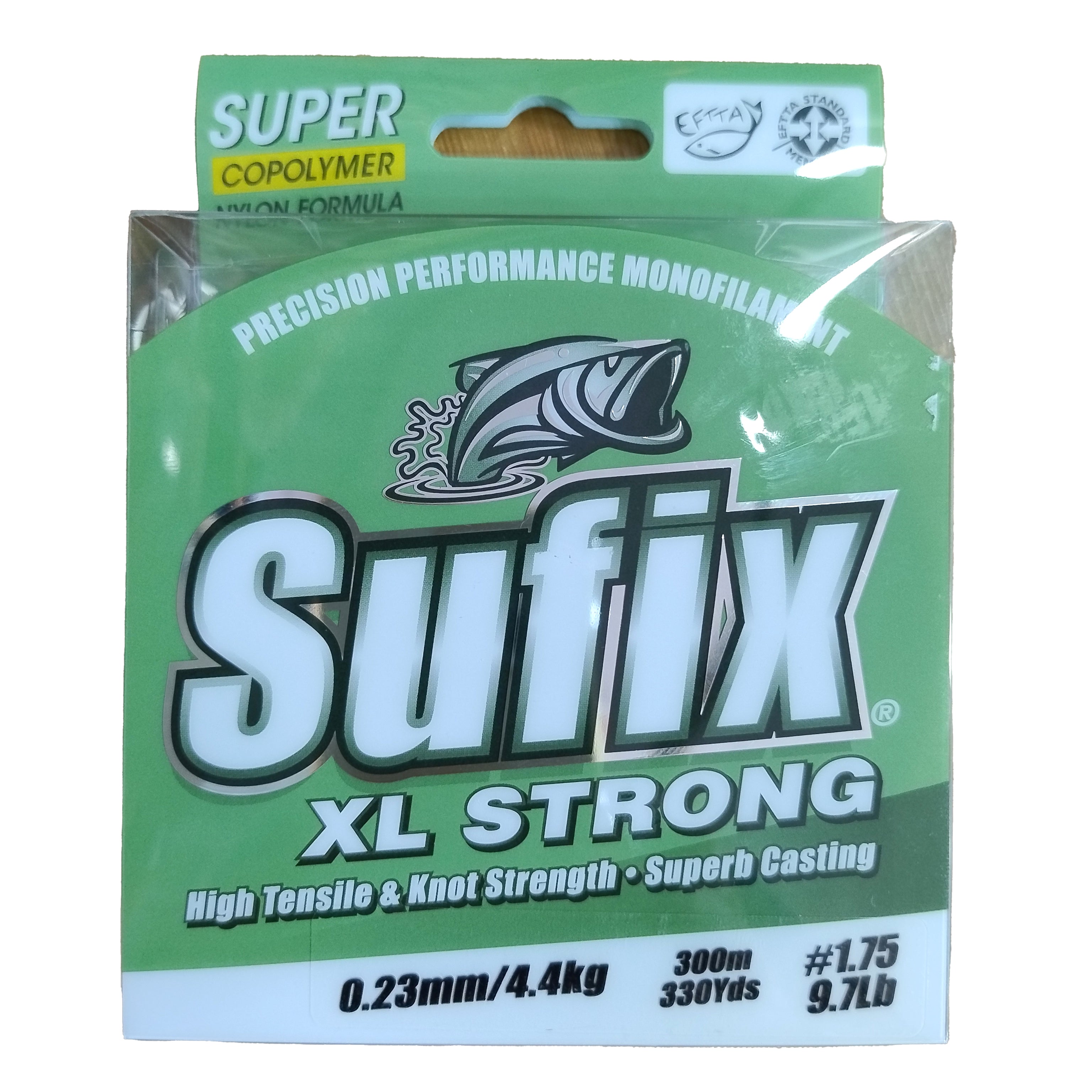 Nylon Sufix XL Strong 300m Clear - Bonne Résistance au noeud - Leurre de la pêche Nylon Sufix XL Strong 300m Clear - Bonne Résistance au noeud - Leurre de la pêche
