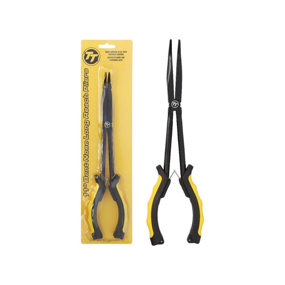 TT 11&quot; Bent Nose Long Reach Pliers - Addict Tackle