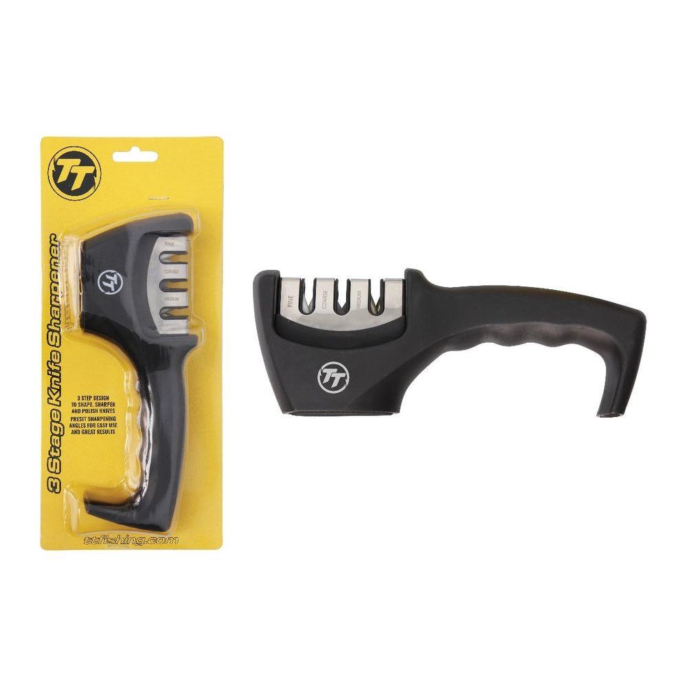 TT Fishing 3 Stage Knife Sharpener - Addict Tackle