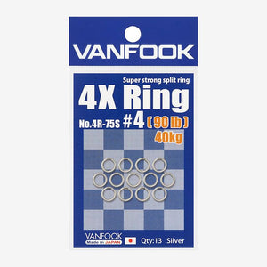 Vanfook 4x Split Ring - Addict Tackle
