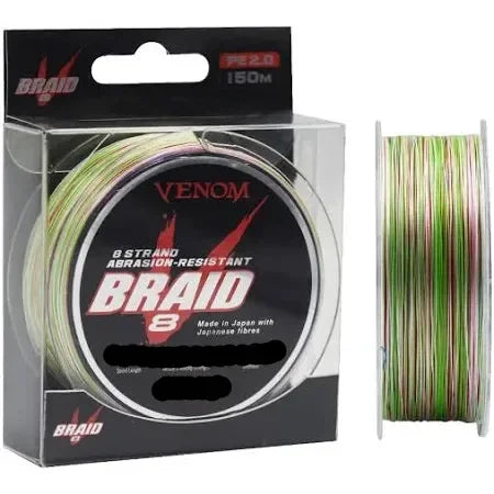 Venom V 8 Strand Braid Multi Colour 300m