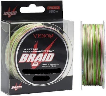 Venom V 8 Strand Braid Multi Colour 300m