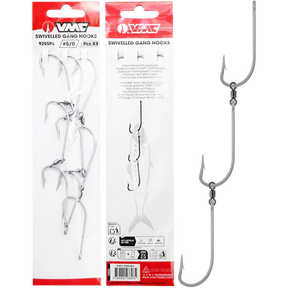 VMC Swivelled Gang 3 Hooks - Addict Tackle