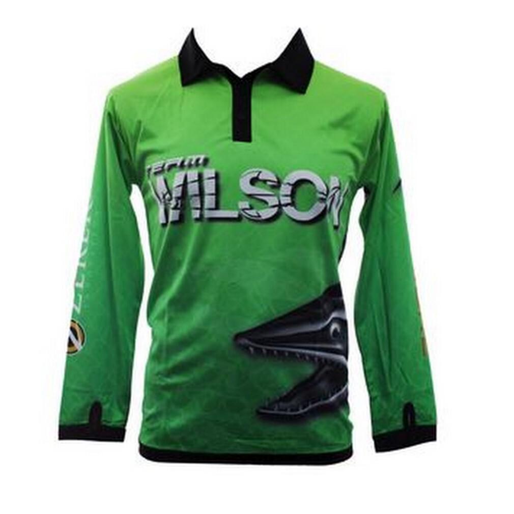 Wilson Kids Long Sleeve Fishing Shirt - Green
