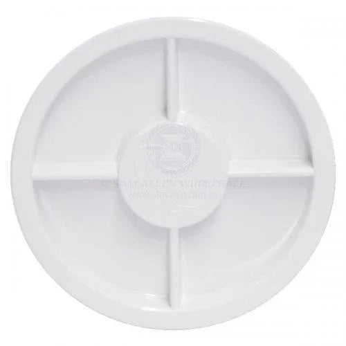 4in White Lid Only by Sam Allen at Addict Tackle