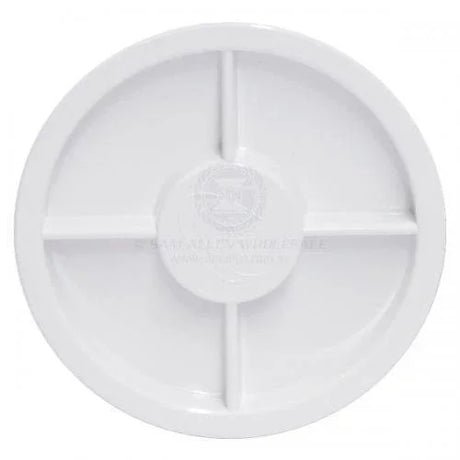 4in White Lid Only by Sam Allen at Addict Tackle