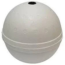 6in White Poly Floats by Wilson at Addict Tackle