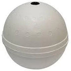 6in White Poly Floats by Wilson at Addict Tackle