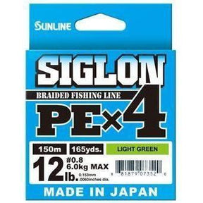 Sunline Siglon PEx4 Braided Fishing Line Green by Sunline at Addict Tackle