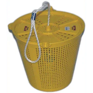 BURLEY BUCKET - LARGE YELLOW by STM Tackle at Addict Tackle