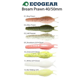 Ecogear Aqua Bream Prawn Soft Plastic 40mm by Ecogear at Addict Tackle