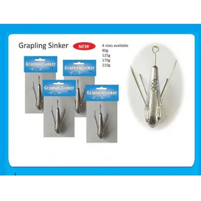 Cobalt Blue Grapling Sinker by Viva Fishing at Addict Tackle
