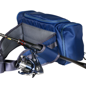 Shimano Wading Waist Bag With Rod Rest by Shimano at Addict Tackle