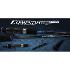 Oceans Legacy Elementus Slow Pitch Overhead Jig Rod - Spiral Guide by Oceans Legacy at Addict Tackle