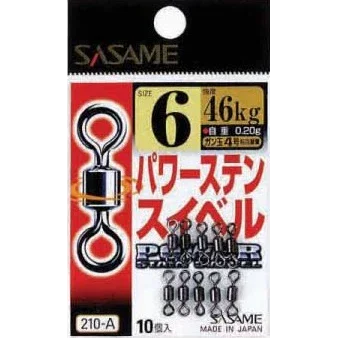 Sasame Rolling Swivels - Metal 210-A by Sasame at Addict Tackle