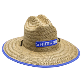 Shimano Kids Straw Hat Blue by Shimano at Addict Tackle