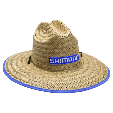 Shimano Kids Straw Hat Blue by Shimano at Addict Tackle