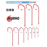 Kumho 11009 Red Long Shank Hooks Value Pack by Kumho at Addict Tackle