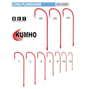 Kumho 11009 Red Long Shank Hooks Value Pack by Kumho at Addict Tackle