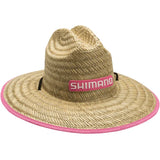 Shimano Kids Straw Hat Pink by Shimano at Addict Tackle