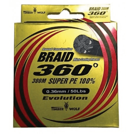 Timber Wolf Braid 300m - Addict Tackle