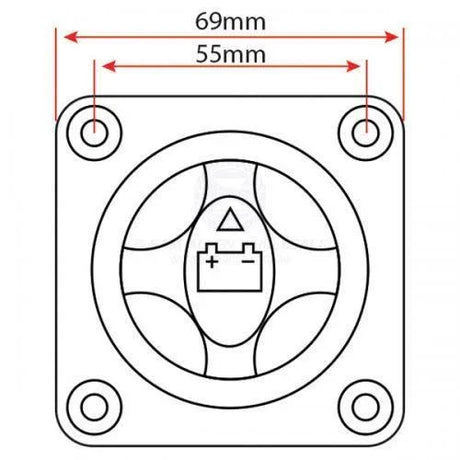 Battery Isolation Switch 4 POS by Sam Allen at Addict Tackle