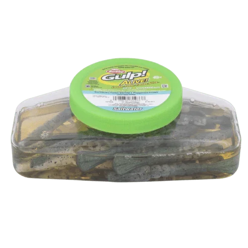 Berkley Gulp Turbo Shrimp 4in Soft Plastic Value Tub - Addict Tackle