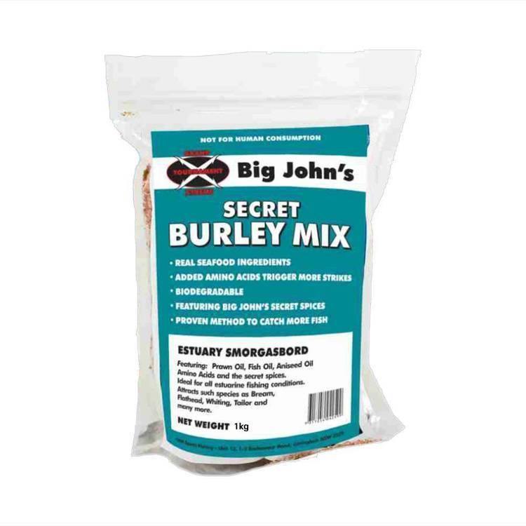 Big John&#39;s Secret Burley Estuary Mix 1Kg by Big Johns at Addict Tackle