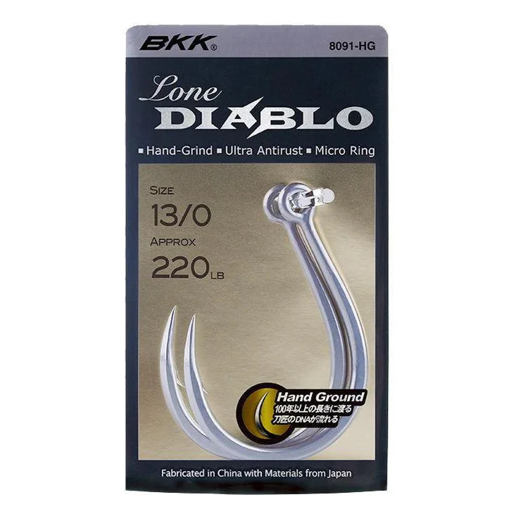 BKK Lone Diablo Inline Hooks 8091-HG by BKK at Addict Tackle