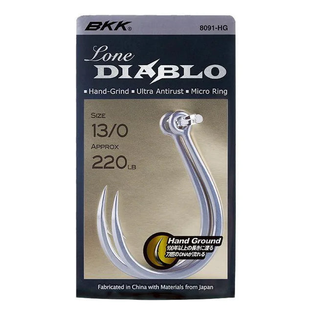 BKK Lone Diablo Inline Hooks 8091-HG by BKK at Addict Tackle
