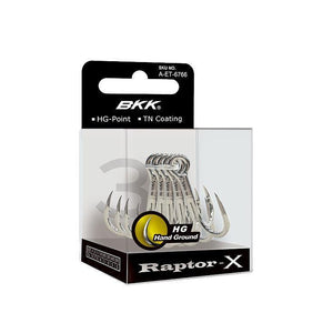 BKK Raptor-X Treble Hooks by BKK at Addict Tackle