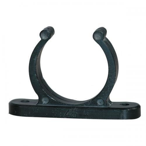 Black Plastic Tube Clip 15mm by Sam Allen at Addict Tackle