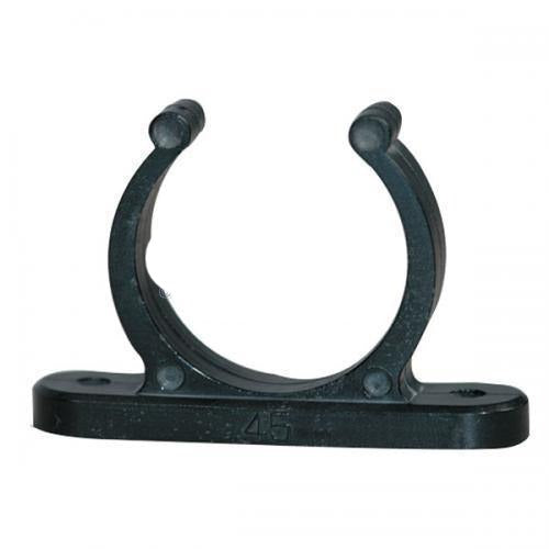 Black Plastic Tube Clip 40-45mm by Sam Allen at Addict Tackle